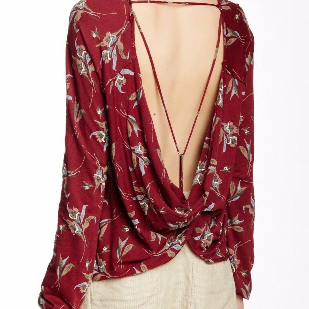 FREE PEOPLE ELSA OPEN BACK LONG SLEEVE TIOP